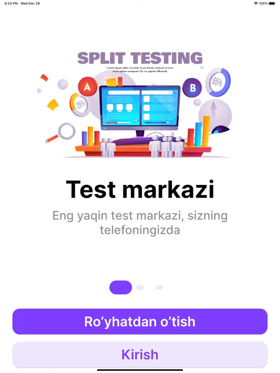 UzBilim iPad 应用截图