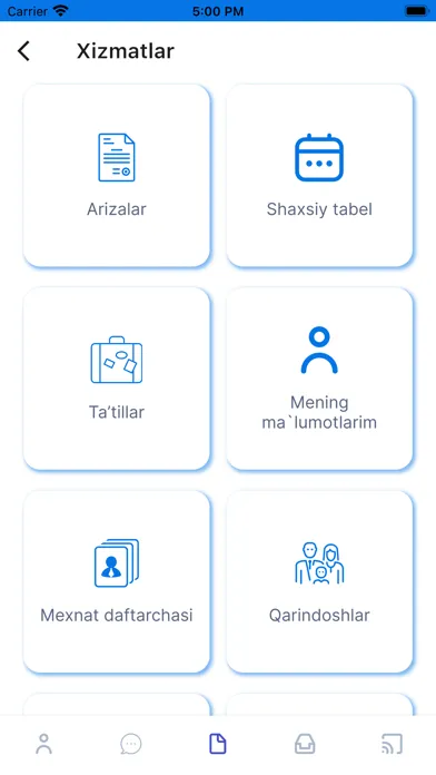 HR Mobile Screenshots