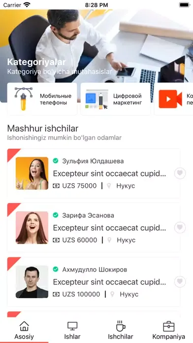 Capturas de tela do Naft