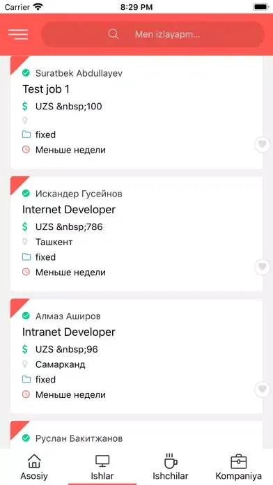 Capturas de tela do Naft