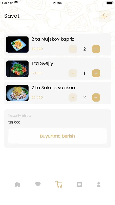 Tangkapan skrin Favvora