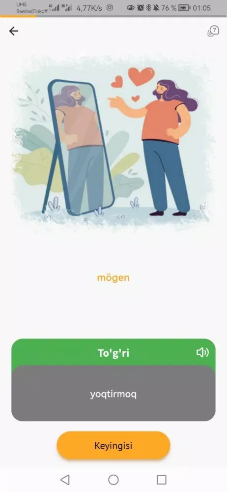 Tangkapan layar IZI Nemis Tili