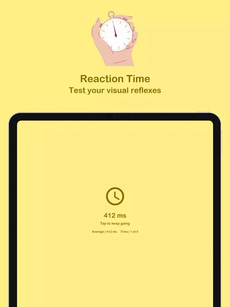 Zrzuty ekranu Brainess - A Human Benchmark iPad 