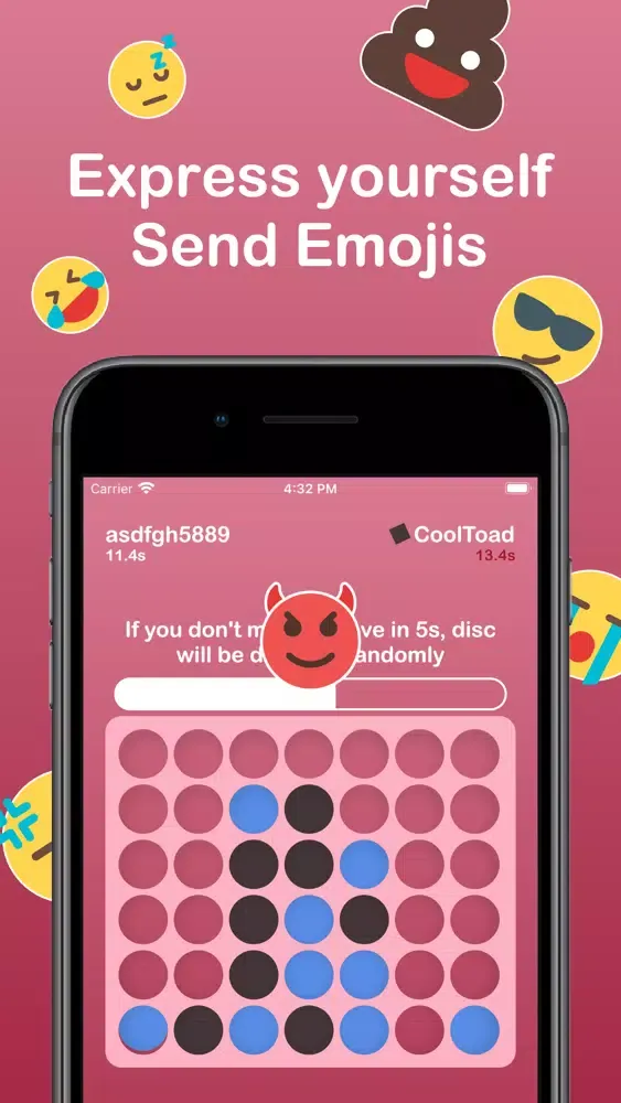 Capturas de tela do Drop Four: Connect 4 Online