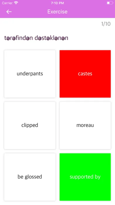 Capturas de pantalla de Azerbaijani-English Dictionary