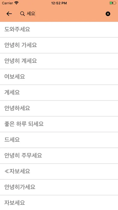 Screenshot di Dutch Korean Dictionary