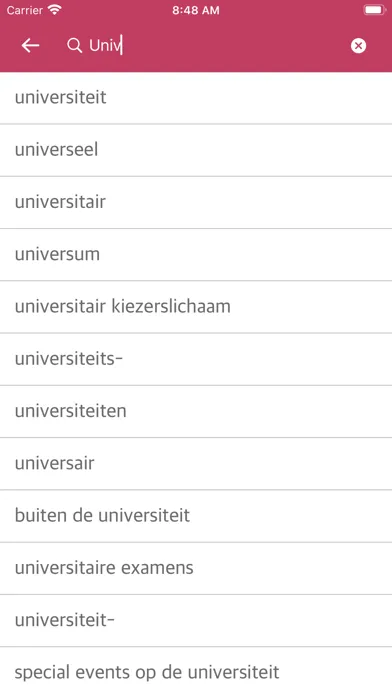 Dutch Ukrainian Dictionary スクリーンショット