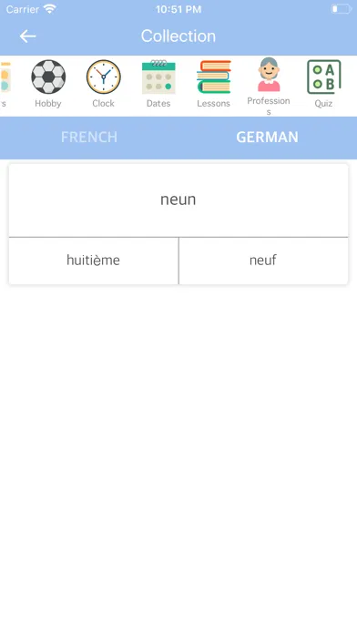 French-German Dictionary应用截图