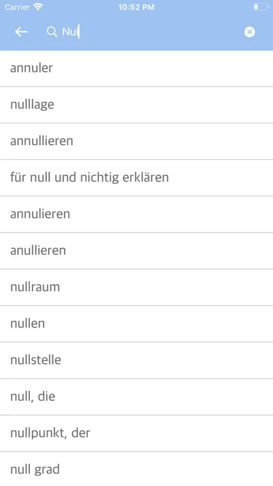 French-German Dictionary应用截图