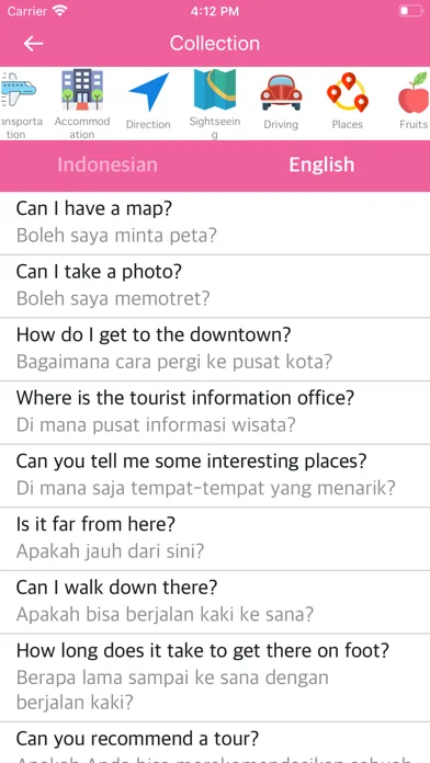 Captures d'écran de Indonesian-English Dictionary