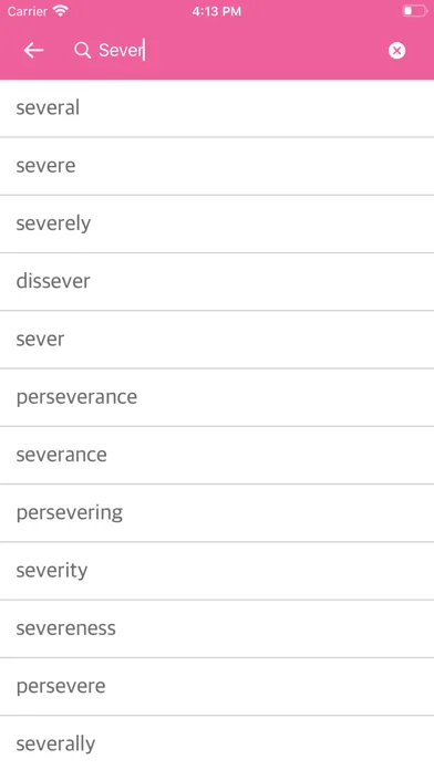 Captures d'écran de Indonesian-English Dictionary