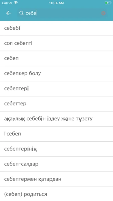 Kazakh English Dictionary 스크린샷