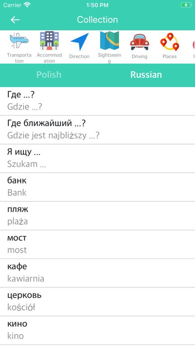 Polish Russian Dictionary স্ক্রিনশট