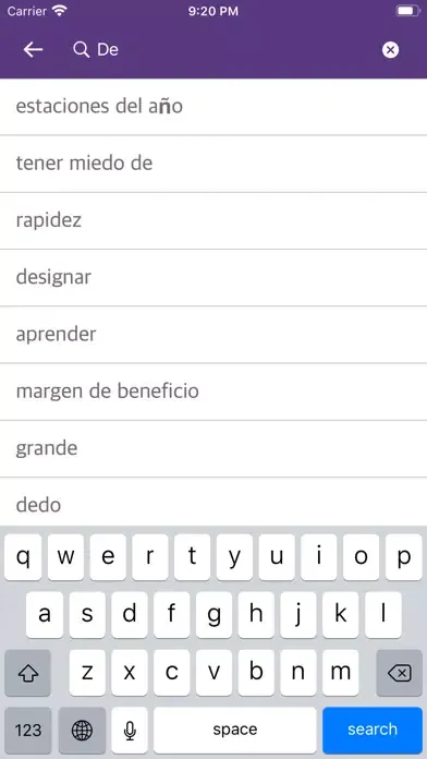 Spanish-Malay Dictionary應用截圖