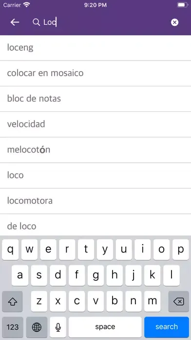 Spanish-Malay Dictionary應用截圖