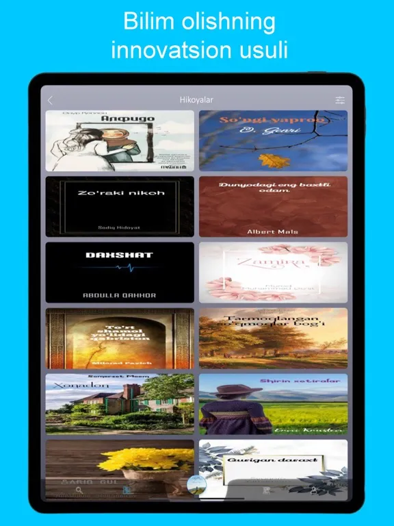 Tangkapan skrin Soundbook audiokitoblar iPad 