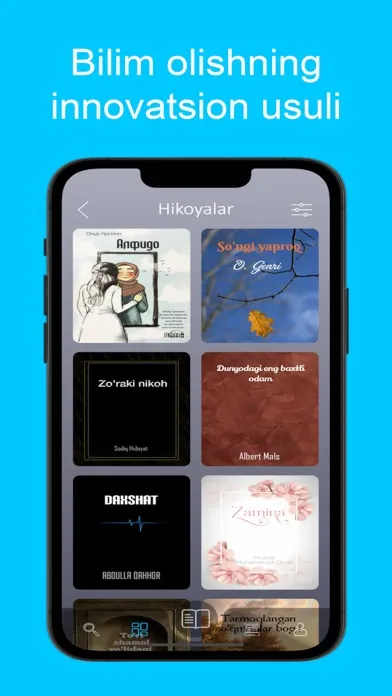 Tangkapan skrin Soundbook audiokitoblar