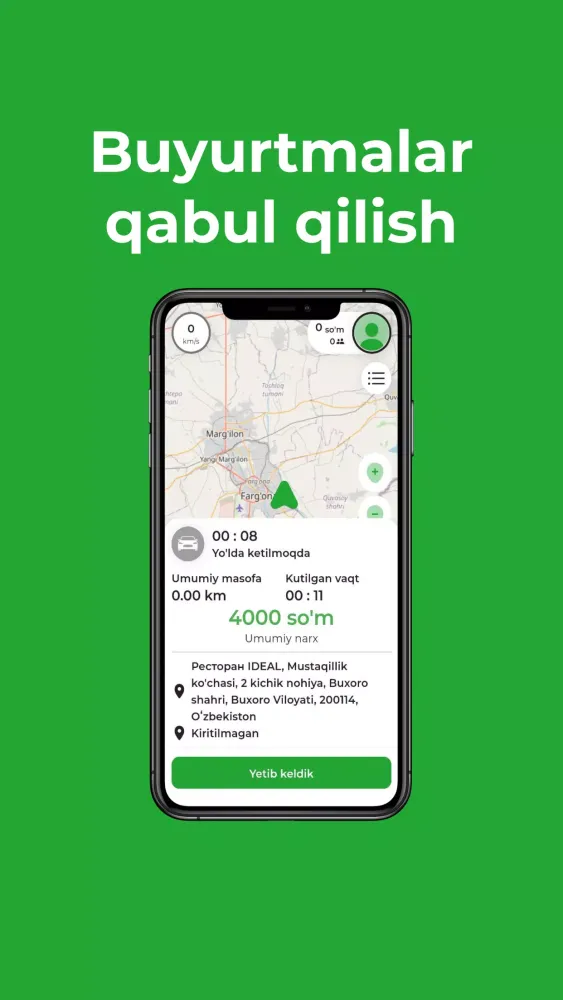 Скриншоты Eco Taxi | Haydovchi ilovasi