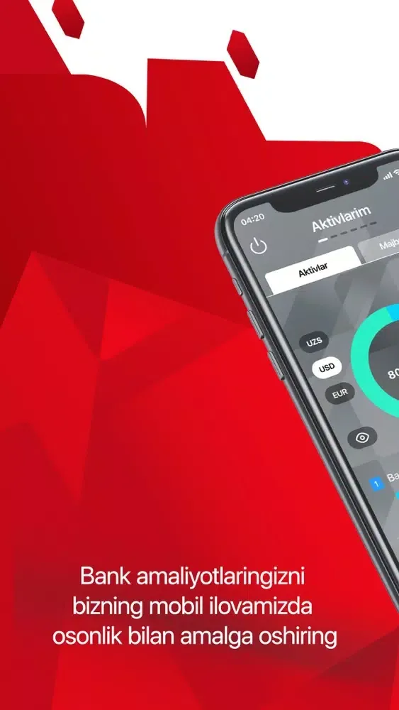 Ziraat Mobile Uzbekistan سکرین شاٹس
