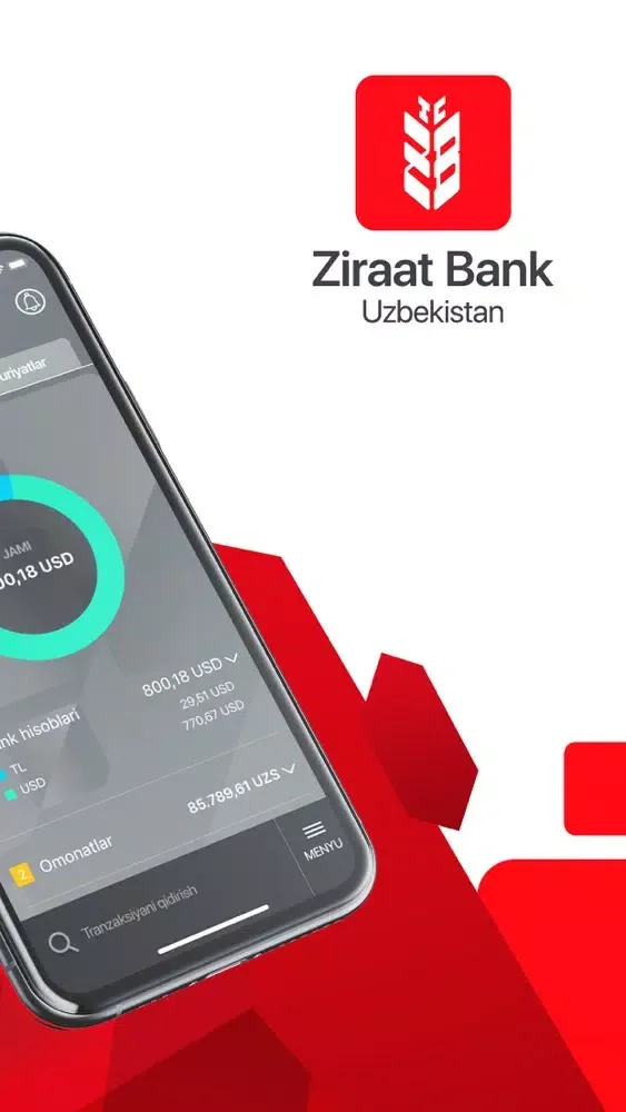 Ziraat Mobile Uzbekistan سکرین شاٹس