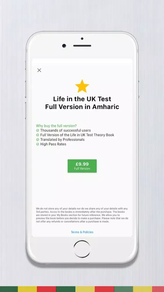 Скриншоты Amharic - Life in the UK Test