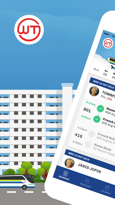 Tangkapan layar WTS Parent App