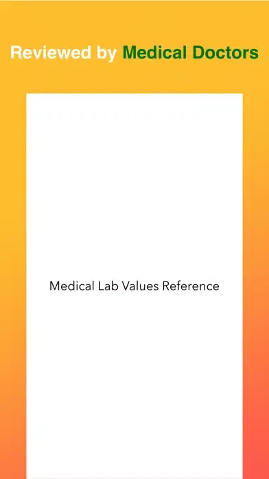 تصاویر Medical Lab Values Reference