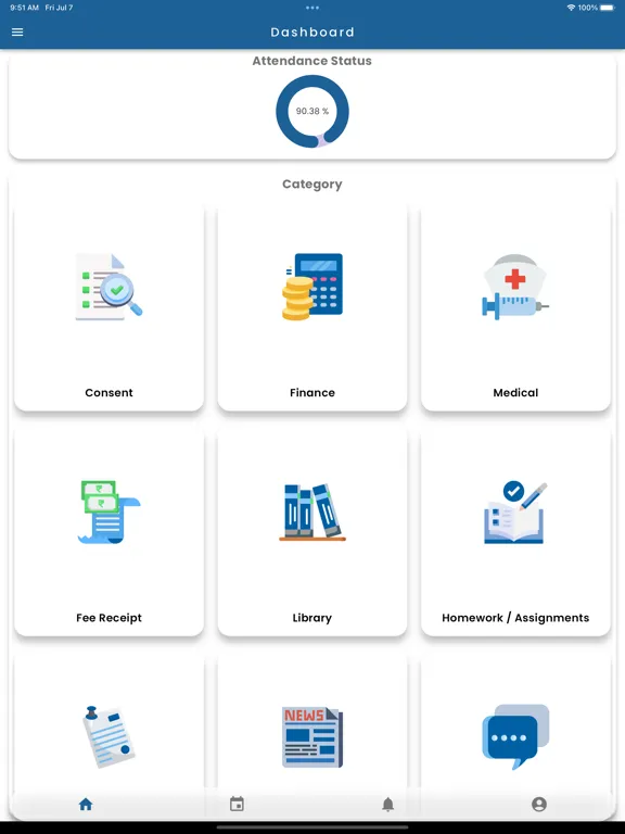 Ảnh chụp màn hình của Gyan Devi School, Gurugram iPad 