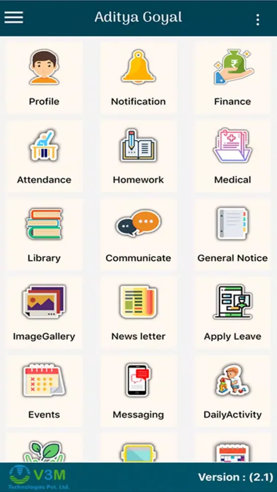 GD Goenka Rohini Parent App Screenshots