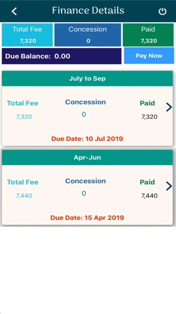 GD Goenka Rohini Parent App Screenshots