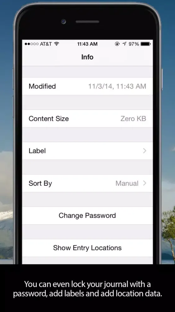MacJournal for iPhone Screenshots