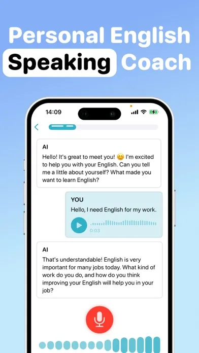 Zrzuty ekranu Speak Up－English Chat Practice