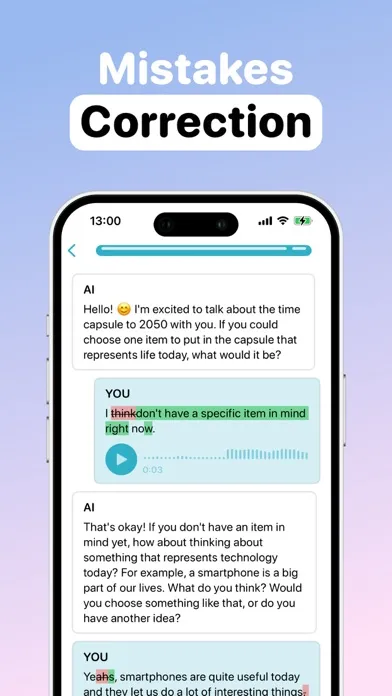 Zrzuty ekranu Speak Up－English Chat Practice