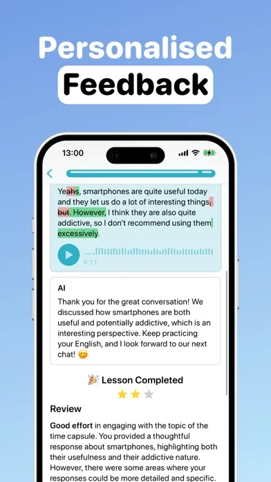 Zrzuty ekranu Speak Up－English Chat Practice