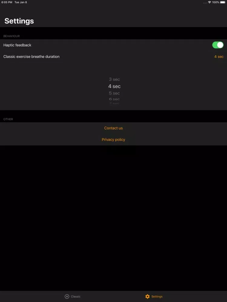 Ảnh chụp màn hình của Breathe+ Breathing made simple iPad 