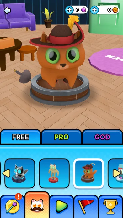 Cat cleaning: cute pvp games应用截图