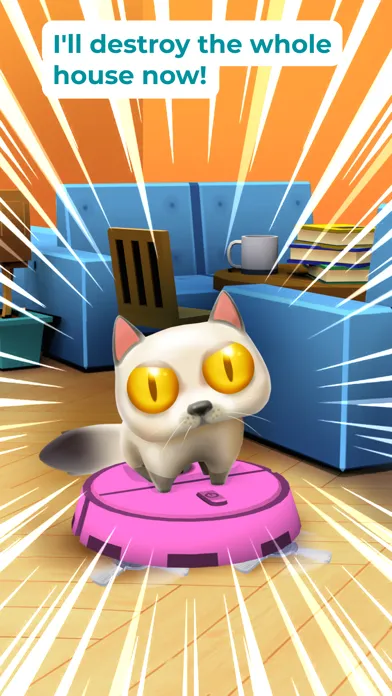 Cat cleaning: cute pvp games应用截图