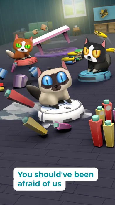Cat cleaning: cute pvp games应用截图