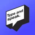 Type and speak: Text-based AAC