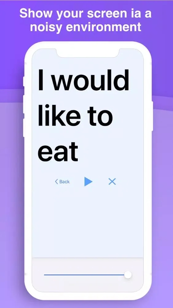 Type and speak: Text-based AAC Screenshots