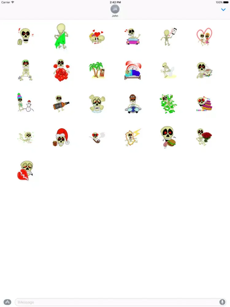 Synthia Skulls iPad  スクリーンショット