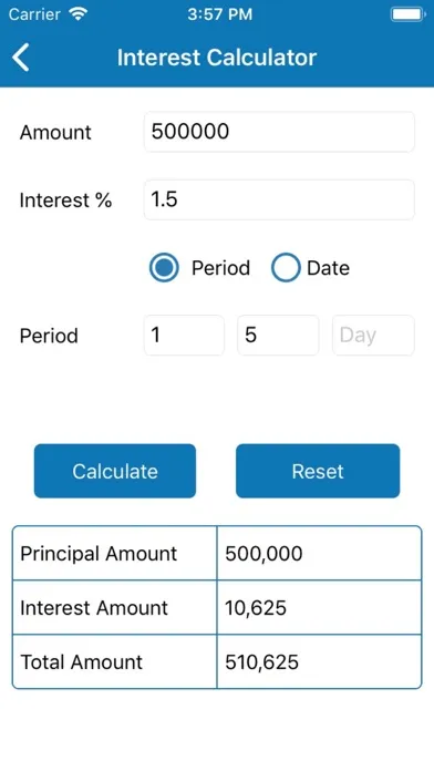Interest Calculator & Planner Screenshots