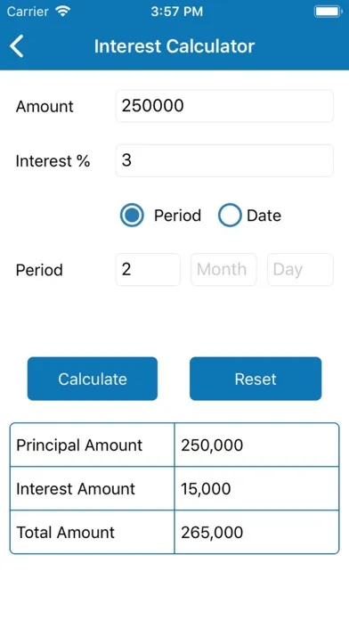 Interest Calculator & Planner Screenshots