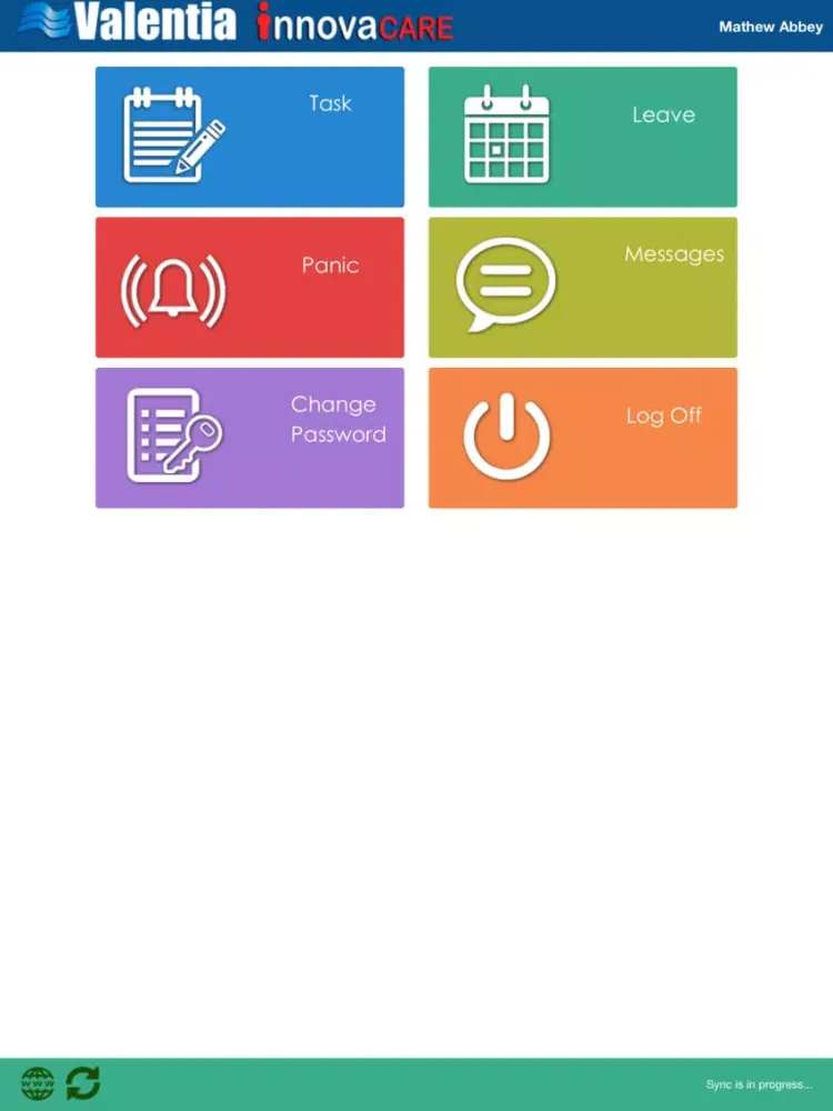 Zrzuty ekranu VT Carer App iPad 