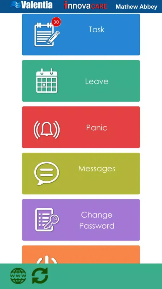 Zrzuty ekranu VT Carer App