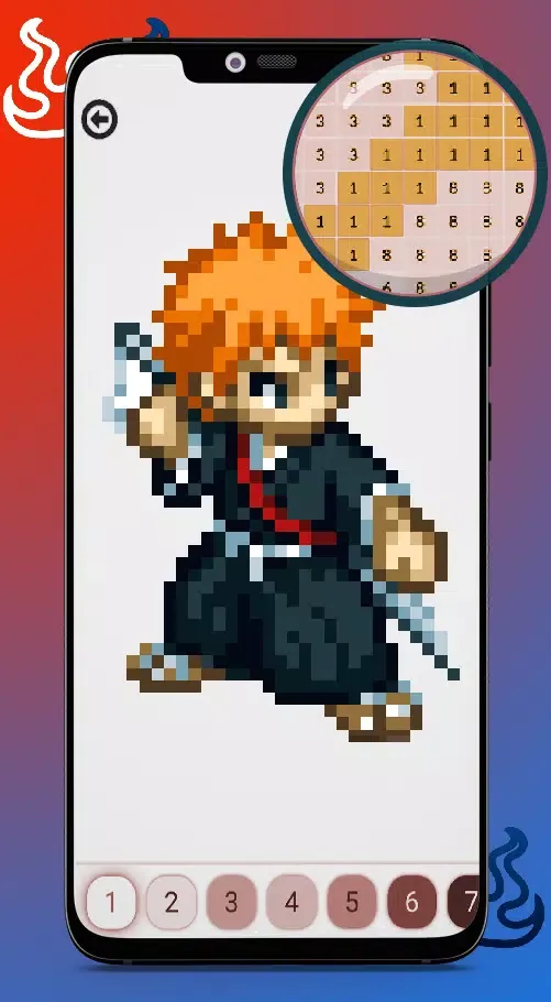 Capturas de pantalla de Bleach Color By Number