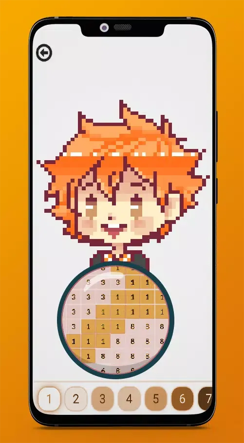 Color By Number Haikyu Ekran Görüntüleri