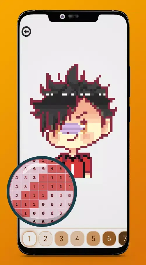Color By Number Haikyu Ekran Görüntüleri