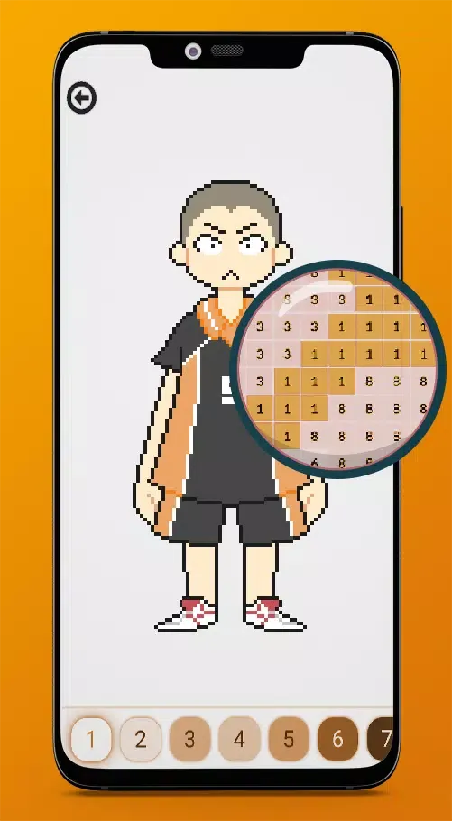 Color By Number Haikyu Ekran Görüntüleri