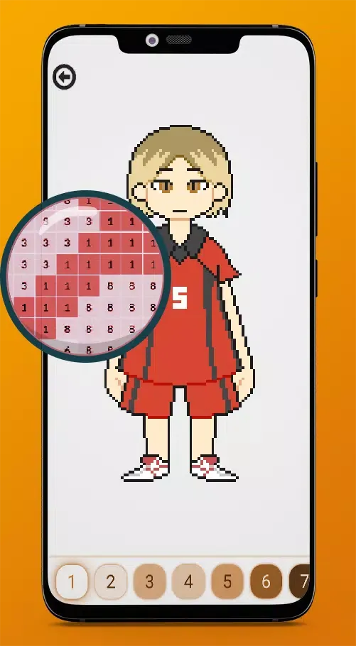 Color By Number Haikyu Ekran Görüntüleri